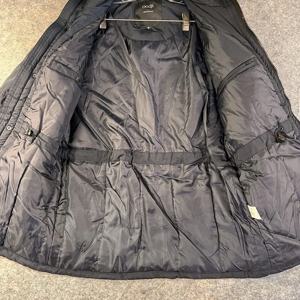 Oodji Man‎ Winter Coat Jacket Men's Medium 182 Blue Insulated Pockets Mid Length